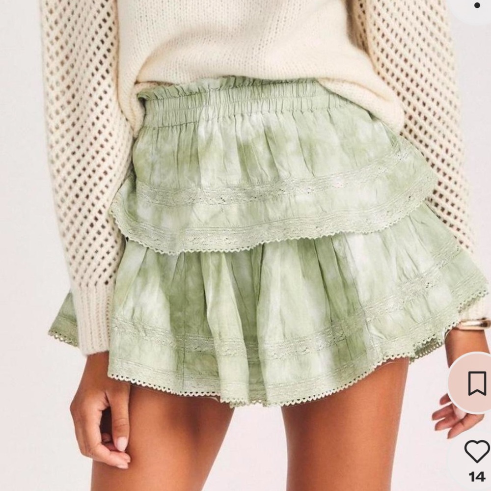 Love Shack Fancy Skirt Green